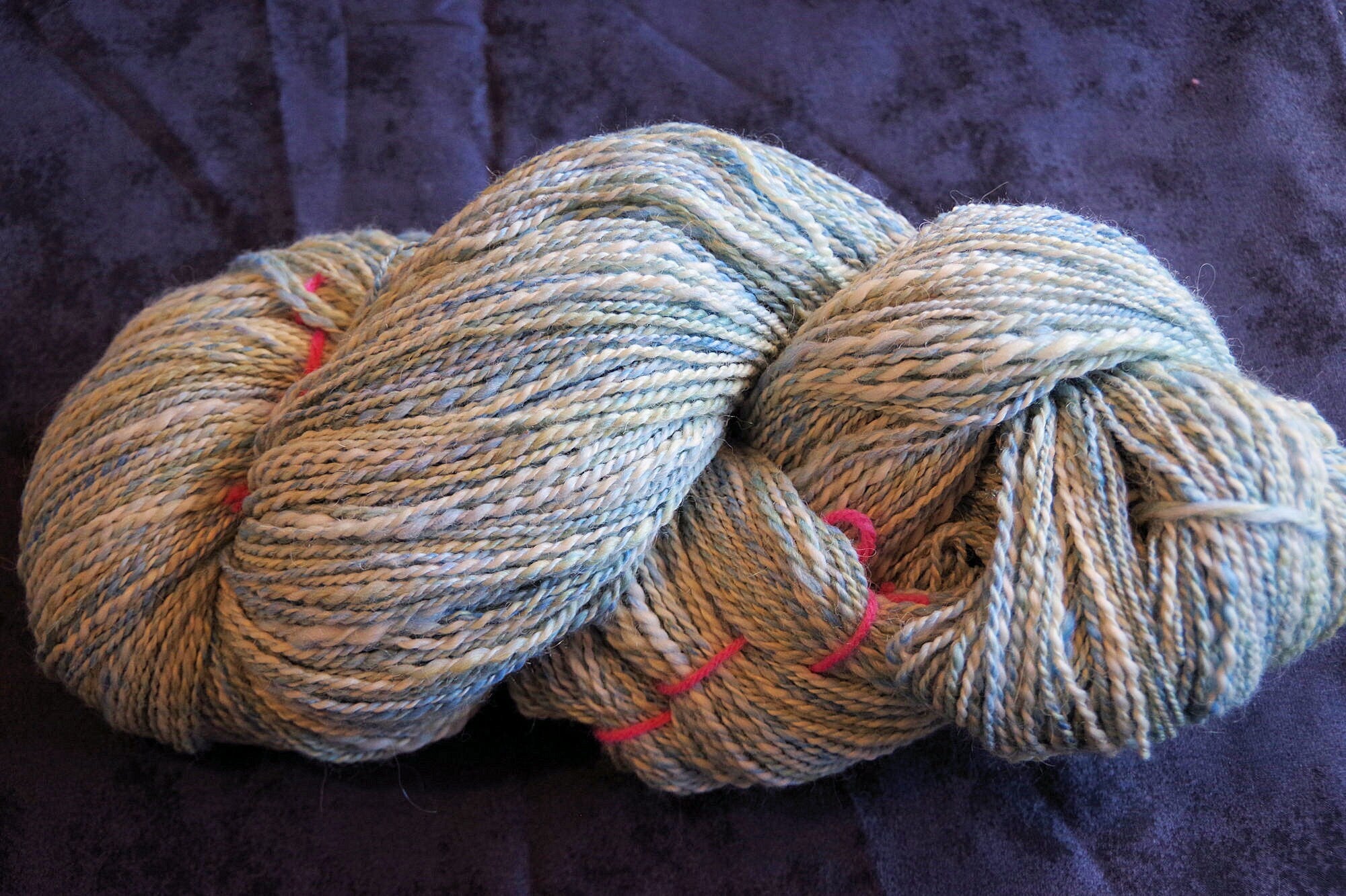 Alpaca Yarn/Non-superwash/Brown Alpaca Yarn/Handspun/Sport Yarn